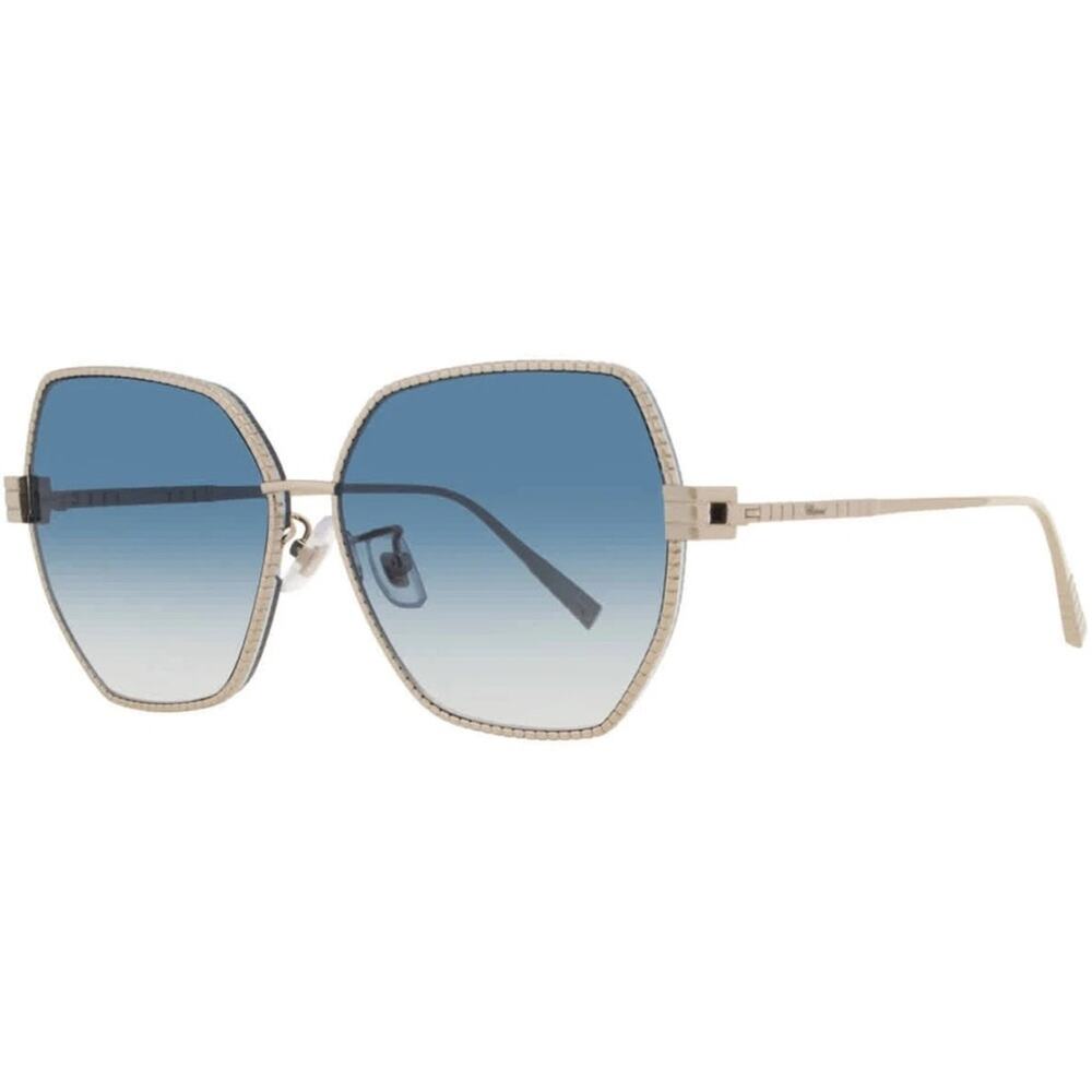 NEW!!! Chopard SCHL28M 08FE Stylish Blue Gradient Sunglasses, Authentic